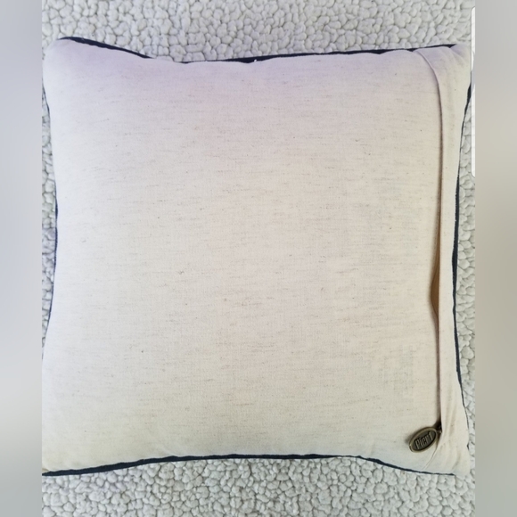 PIER 1 Imports Floral Embroidered Decorative Pillow 13in.X13in. - Picture 2 of 3